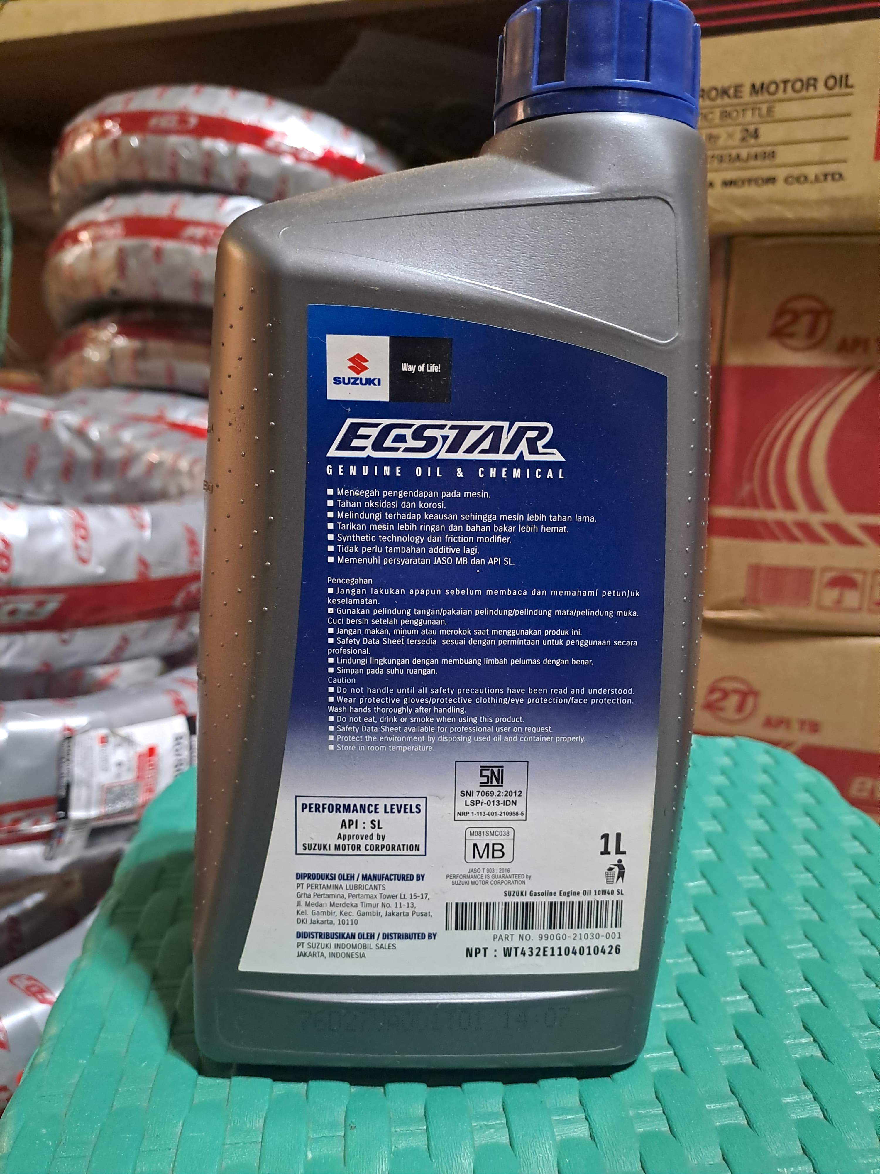 Oli Ecstar 10W-40 4T 1L MB R7000