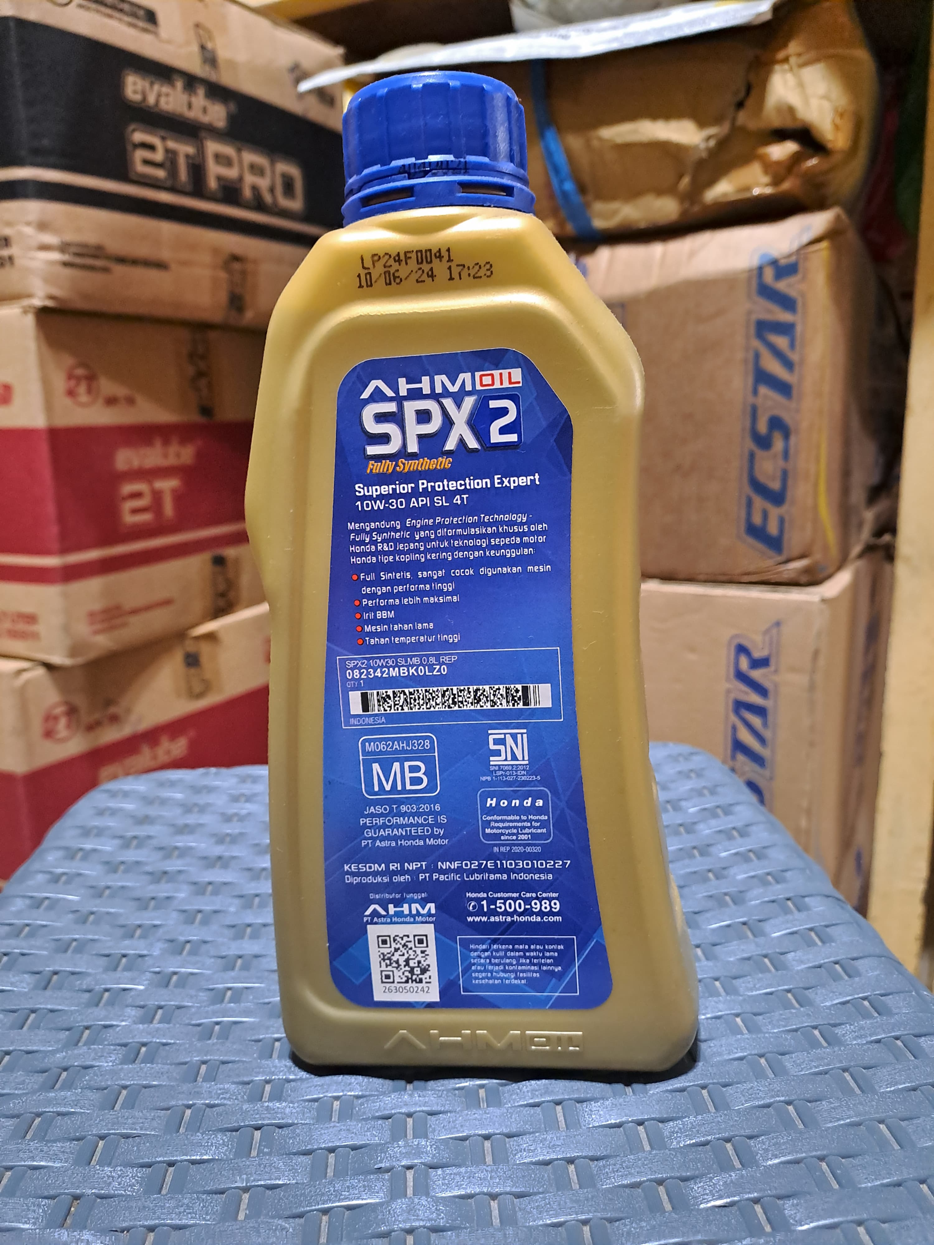 Oli SPX 2 10W-30 4T 0.8L MB