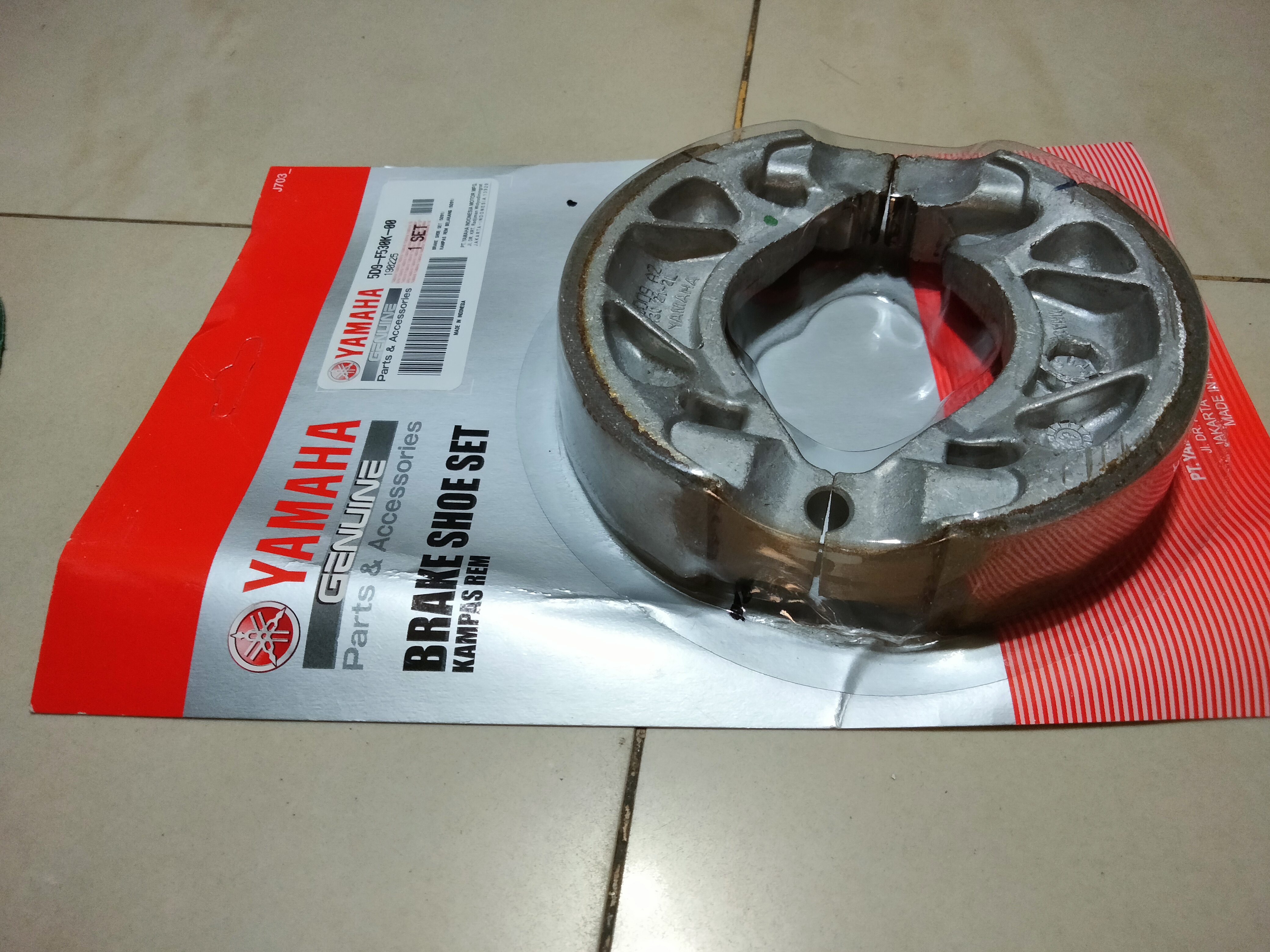 Kampas Rem Belakang Vega ZR / Jupiter Z New 2010 - Z1 (5D9-F530K-00)