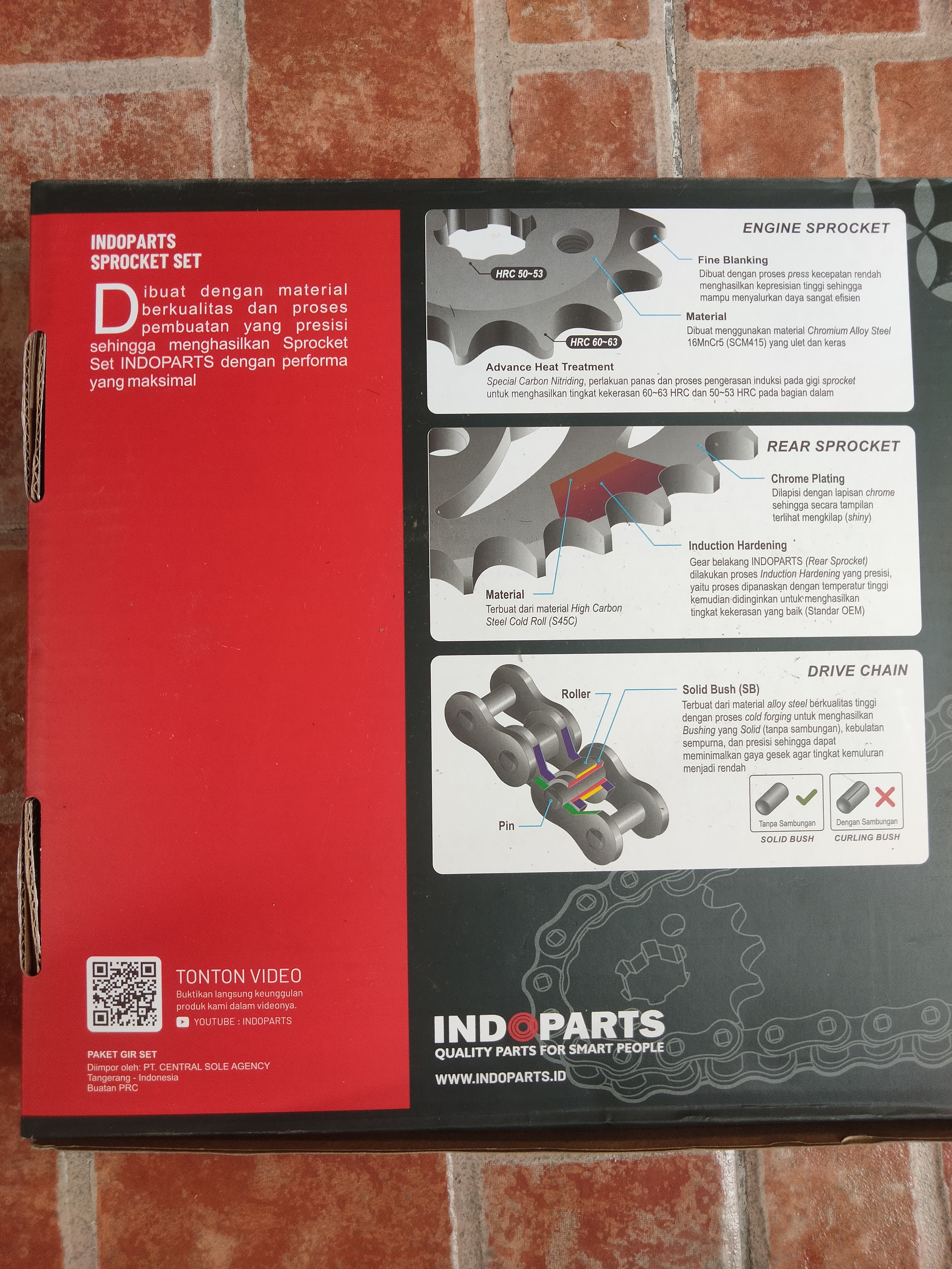 Gir Set CRF150 (H1549-2830S-K84) 428-130/49T/15T